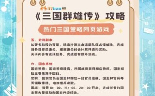 三国志群英传攻略手游，带你重温乱世英雄时代（探索战略、培养群英，打造属于你的三国霸业）