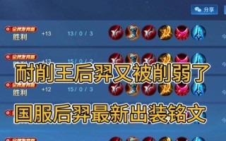 《王者荣耀-后羿机制铭文出装攻略大全》（玩转后羿，轻松登顶！）