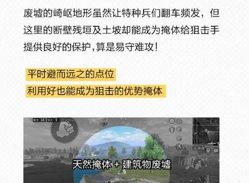 和平精英海岛20掩体调整详解（掌握掩体调整技巧，提升游戏胜率）-第1张图片-游戏攻略港