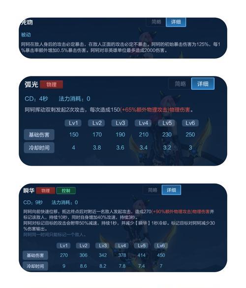 新版阿轲技能攻略（揭秘新版阿轲的技能特点和使用方法，让你轻松掌握战场）-第2张图片-游戏攻略港